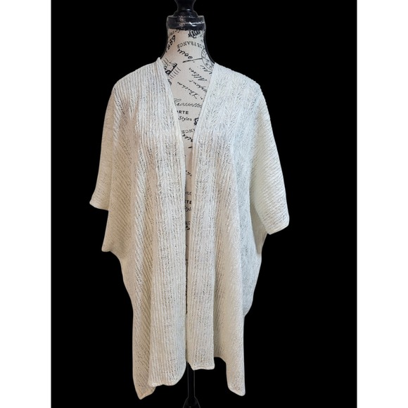 Maurices CoastalChic Cardigan One Size Off White Women's Festival / Whimsigoth - Picture 1 of 11